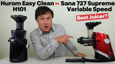 Hurom Easy Clean Juicer H101 vs Sana 727 Supreme Comparison Review