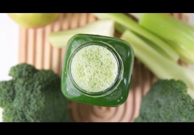 Green juice for clear and glowing skin