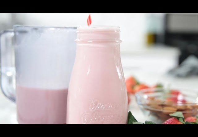 Strawberry Almond Milk