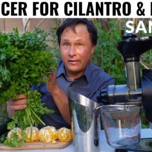 Best Cold Press Juicer to Juice Cilantro, Parsley, Herbs & Greens