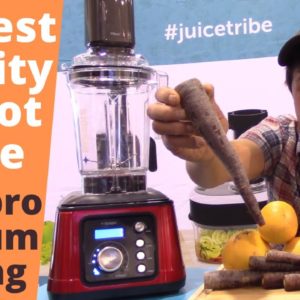 How to Make Carrot Grapefruit Juice in a Vacuum Blender | Vacuum Juicing