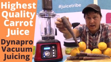 How to Make Carrot Grapefruit Juice in a Vacuum Blender | Vacuum Juicing