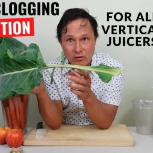 Vertical Juicer Clogging? Do this for the Best Juicing Experience