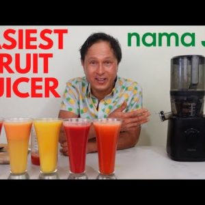 Easiest Cold Press Fruit Juicer Invented to Date: Nama J2 Review