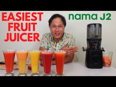 Easiest Cold Press Fruit Juicer Invented to Date: Nama J2 Review