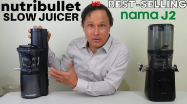 Nutribullet Slow Juicer vs Nama J2 Cold Press Review Comparison