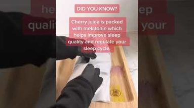 Did you know? Cherry Juice is a Great Sleep Aid