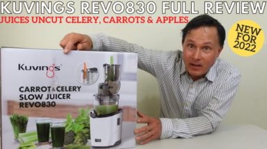 Kuvings REVO830 - Best Vertical Juicer for Celery & Carrots Unboxing Review