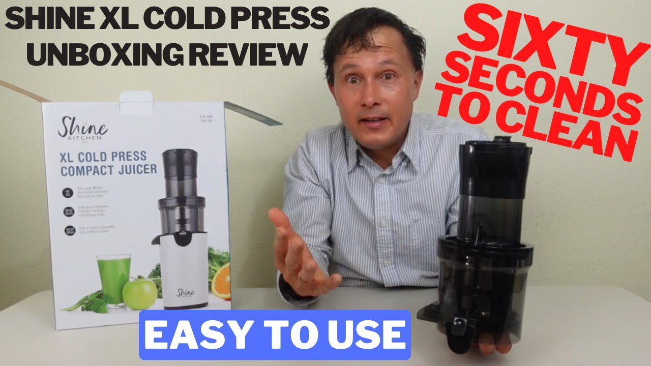 Easiest Vertical Juicer To Clean Shine XL Cold Press Juicer Review