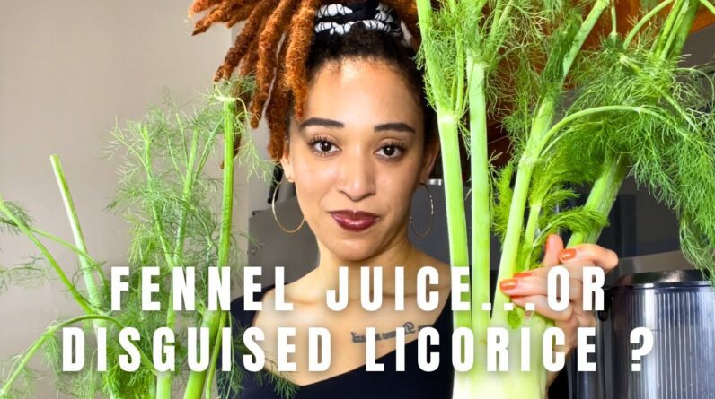 NOT SURE HOW I FEEL ABOUT THIS FENNEL JUICE | JUICING WITH HERBN | NAMA J2