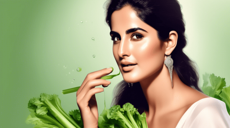 Katrina Kaif's Secret to Radiant Skin: The Morning Skincare Routine and the Power of Celery Juice